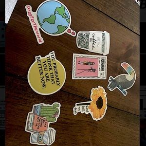 7 pc sticker set random